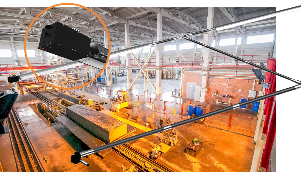 Residential radiant tube heater