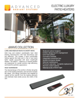 Electric Outdoor radiant heater brochure